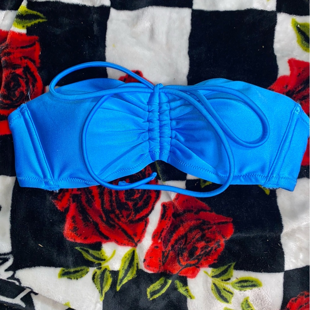 Shade & Shore Blue Bikini Top